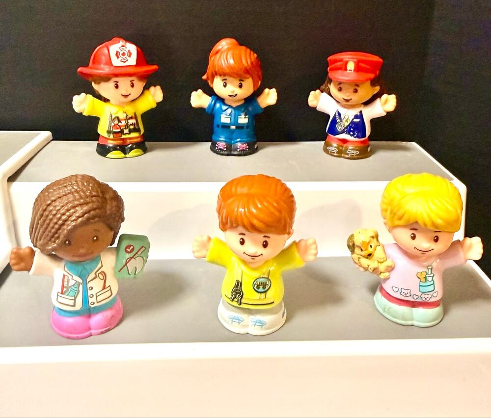 Fisher Price Little People Community Helpers #3 doctor fire fighter bus driver